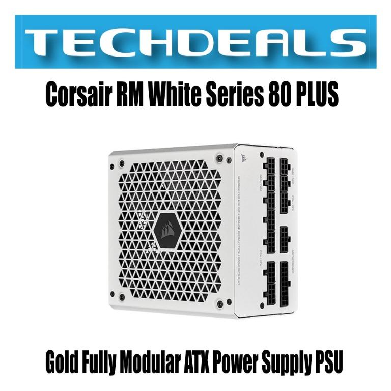  CORSAIR RM Series (2021), White, RM850, 850 Watt, 80 Plus Gold  Certified, Fully Modular Power Supply : Electronics