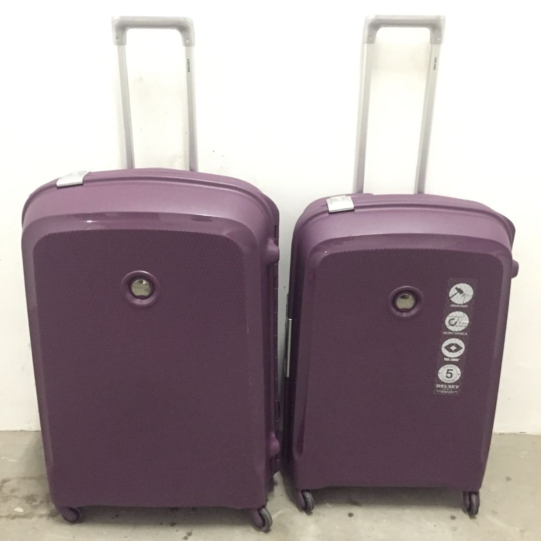 Delsey hard shop case luggage