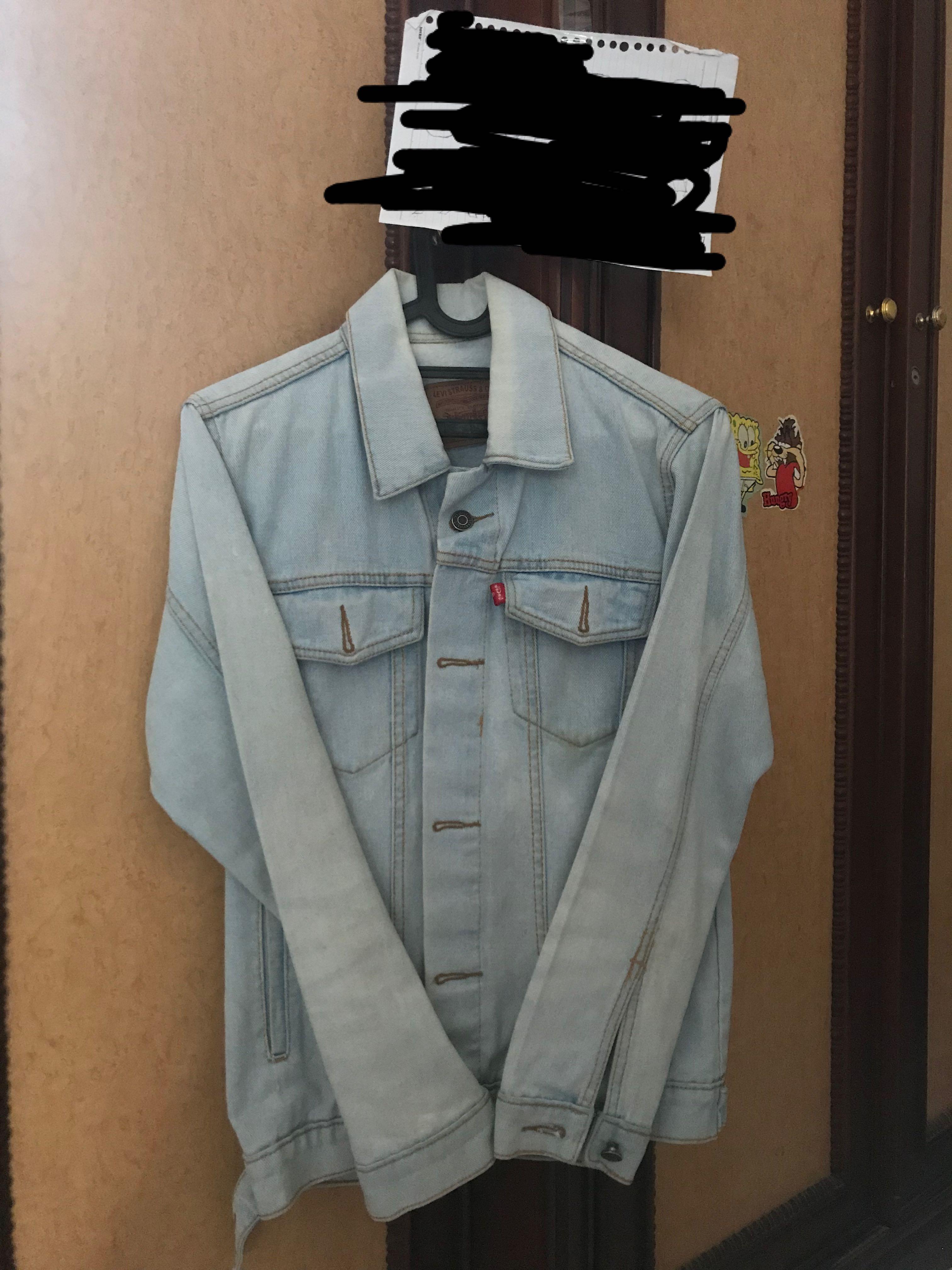 Denim Jacket, Fesyen Pria, Pakaian 