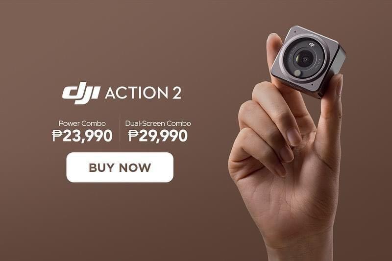 Dji Osmo Action 2 (Category: Video Cameras) located in Pasay City. Submitted by shansey21 (Listing ID 1122111406, Image 1). Description: New item!! New Item :) The NEW DJI ACTION 2 is here. -Magnetic Versatility -4K/120fps & Super-Wide FOV -Portable & Wearable -HorizontalSteady -10m Waterproof -AI editor 23,990 action 2 powercombo 29,990 action 2 dual screen combo free 64gb microsd pm me 😄.
