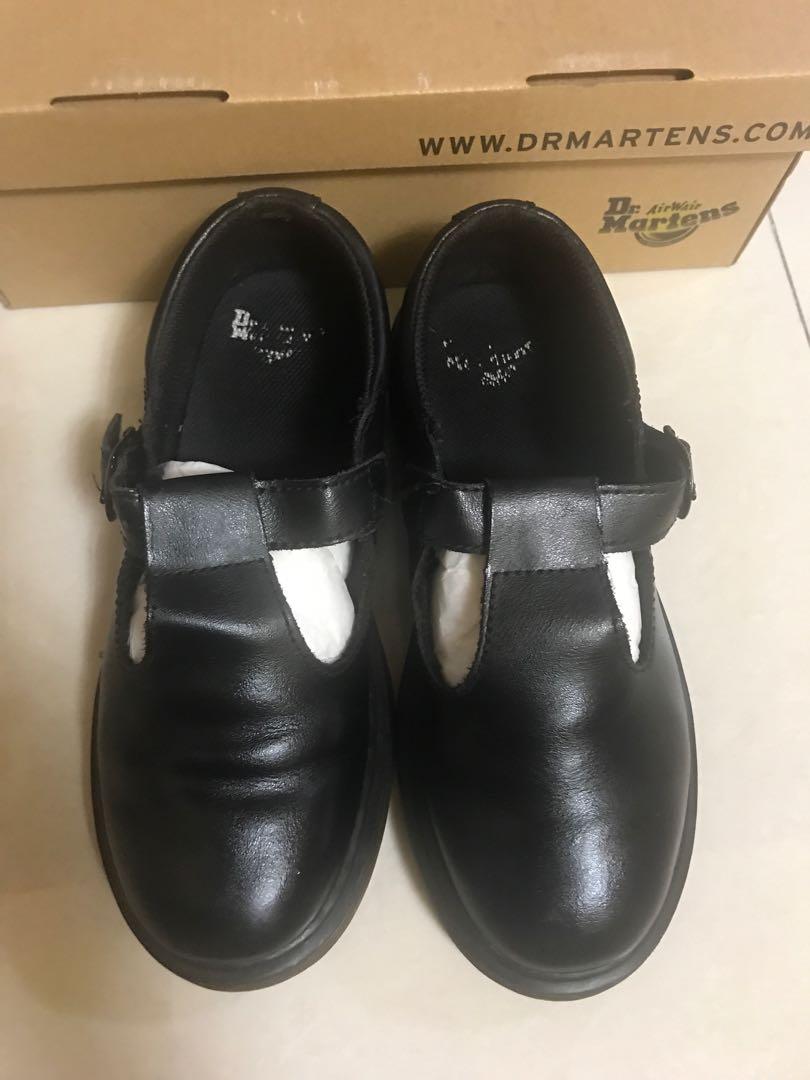 Dr Martens Junior Polley T Bar Black Women s Fashion Footwear