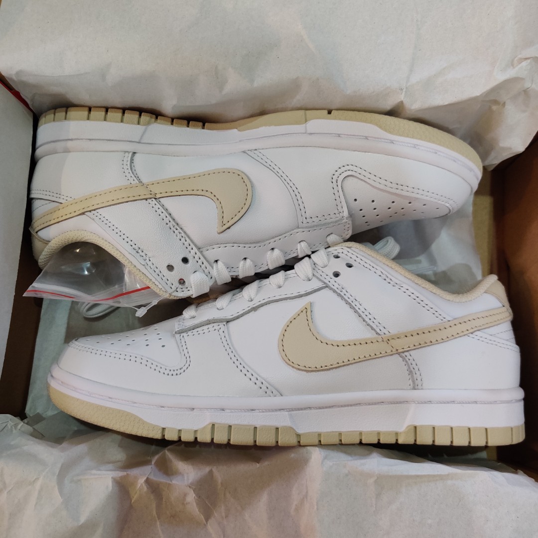 dunk low pearl white