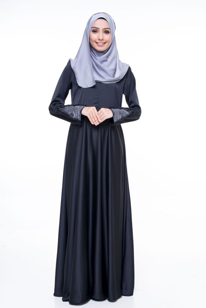Dyana Jubah Pincess Dress by Osra, Women's Fashion, Muslimah Fashion ...