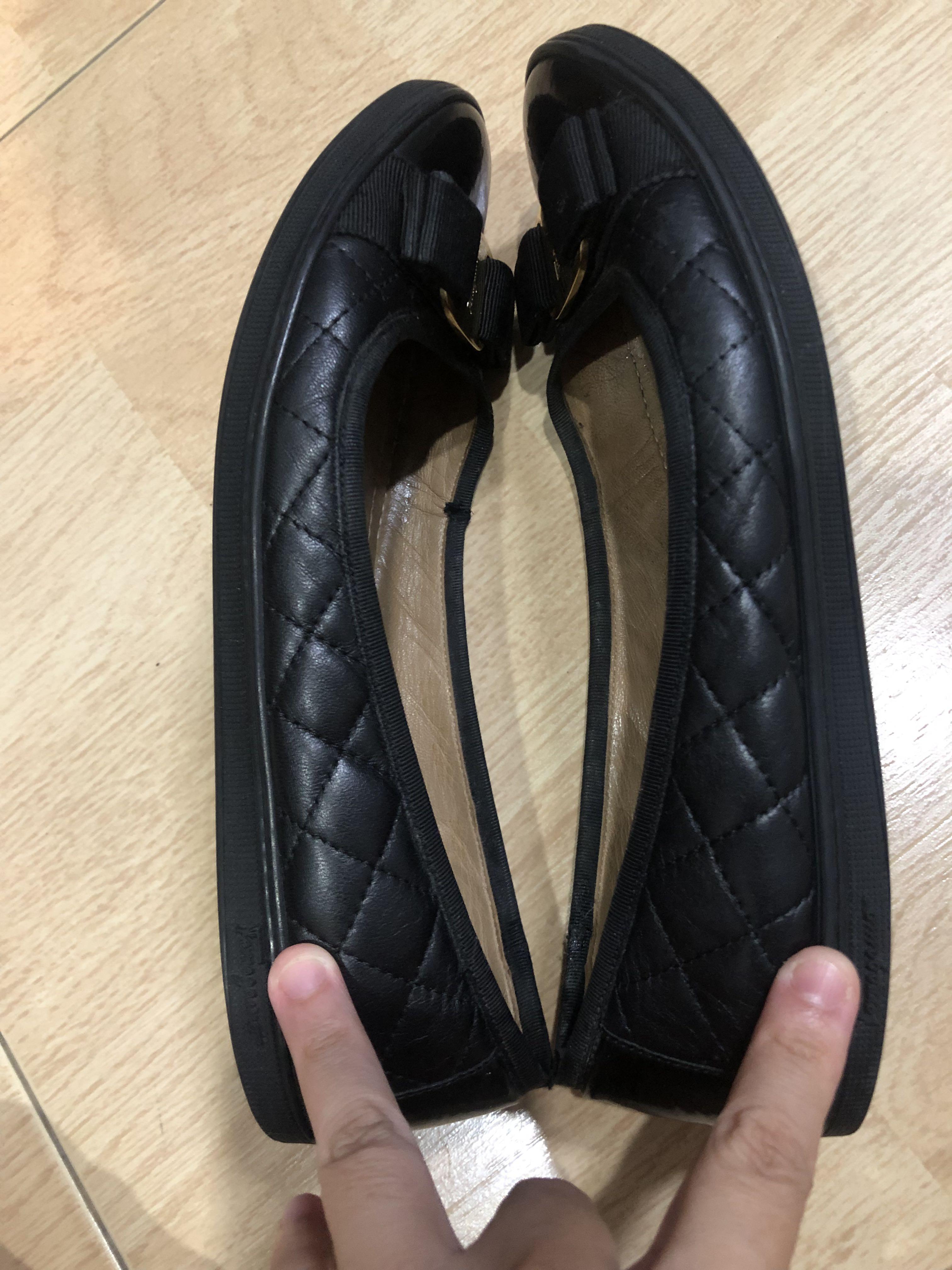 Ferragamo Rufina black ballerina Flats sneakers shoes Luxury Sneakers Footwear on Carousell