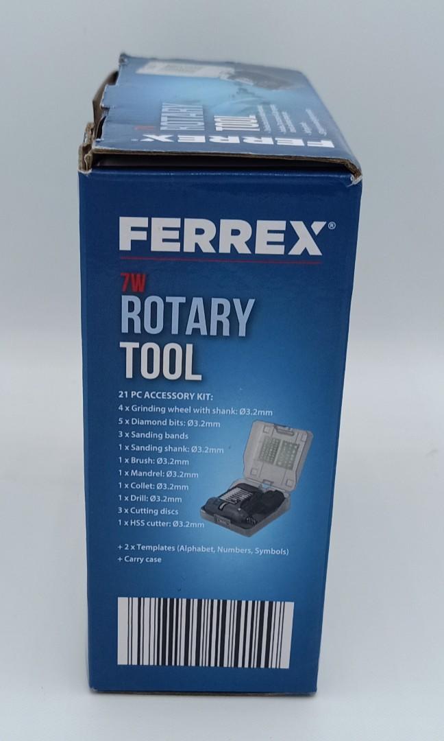 Ferrex Workzone Heavy Duty 18 Volts Rotary Tool Kit AC Engraver