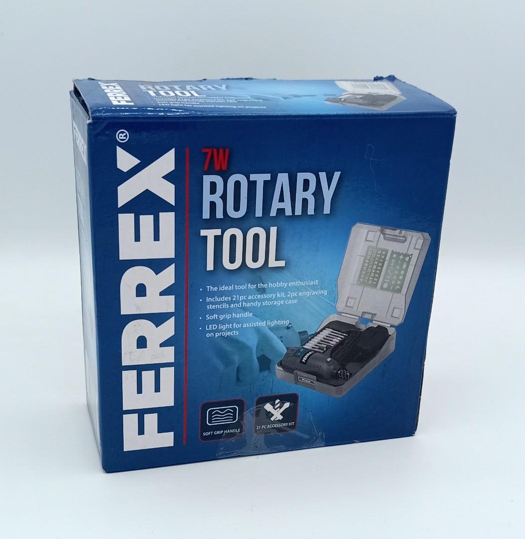 Ferrex Workzone Heavy Duty 18 Volts Rotary Tool Kit AC Engraver