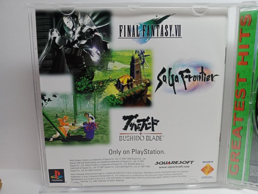 Final Fantasy Tactics PS1 game, Video Gaming, Video Games, PlayStation on Carousell