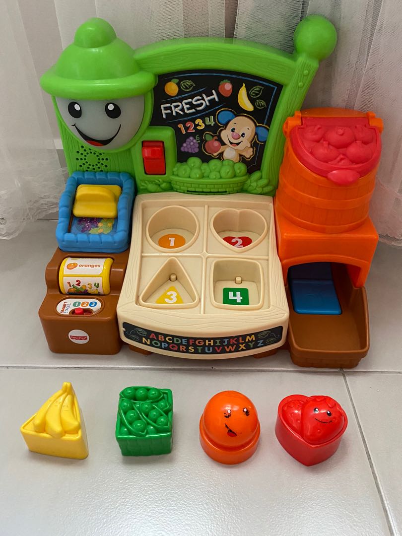 Fisher price laugh and learn hotsell fruits and fun learning market