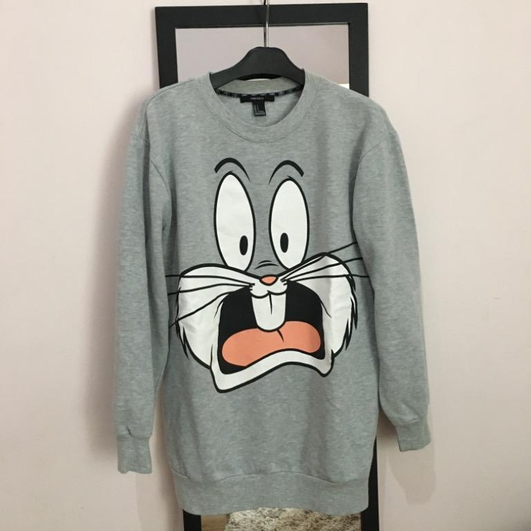 Bugs bunny hoodie top forever 21