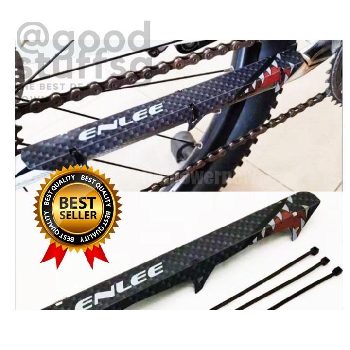 Cycle chain guard plastic top