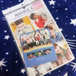 FREE Monsta X Photo Wall Calendar from Korea