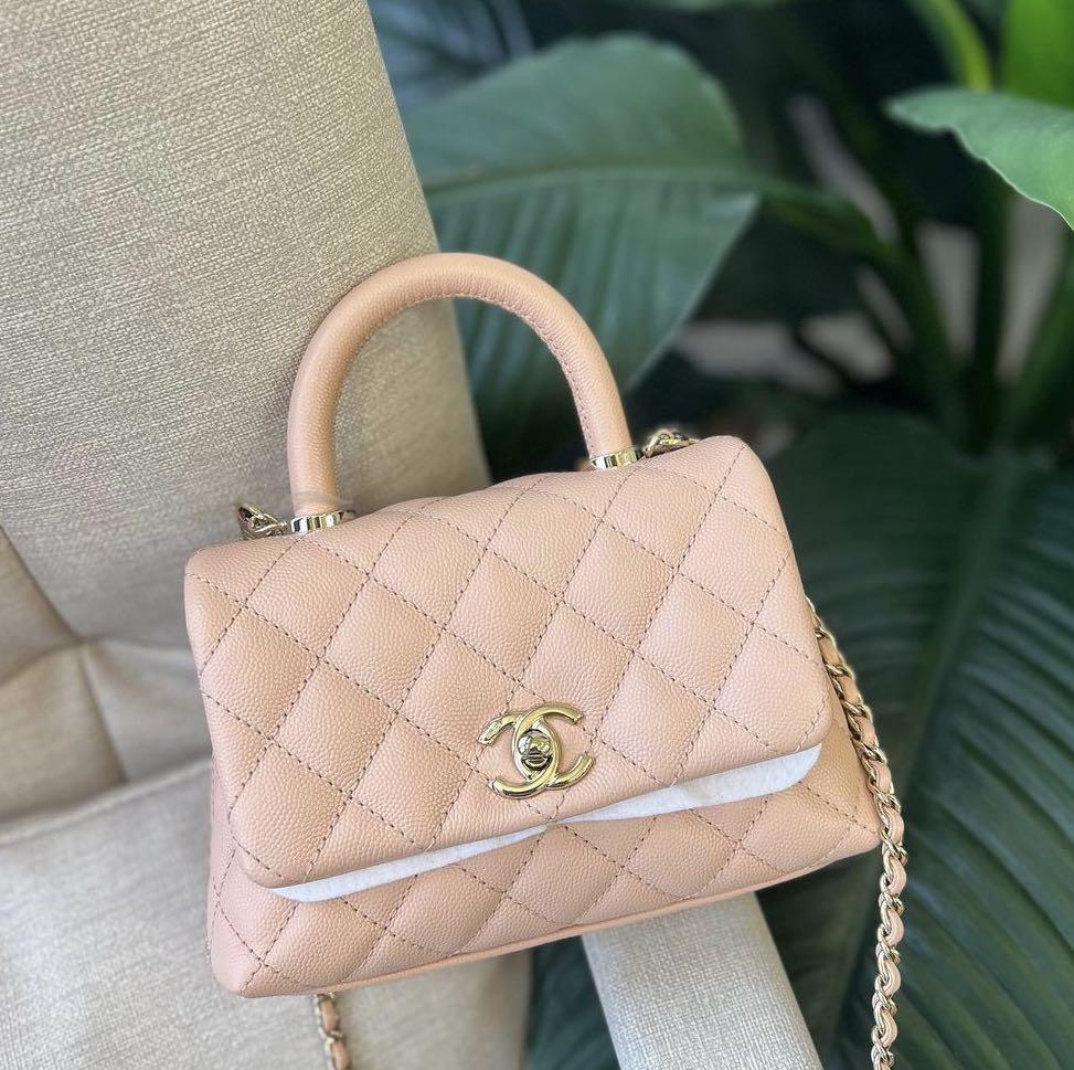 Full Set]🌸BN Chanel Mini Coco Handle (Non-Nego), Luxury, Bags & Wallets on  Carousell