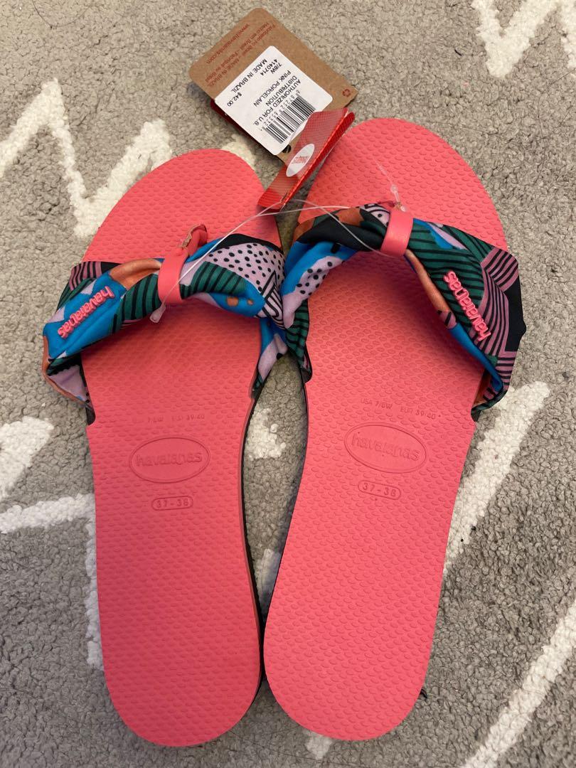Havaianas Women's Flip Flop Sandals, Pink Porcelain, 10 