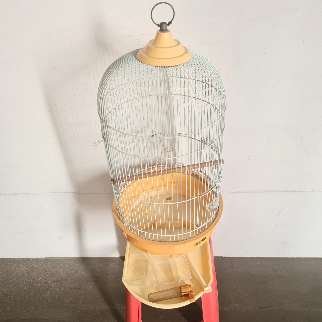 Hoei, Japan round bird cage. Metal bird cage, Pet Supplies, Homes