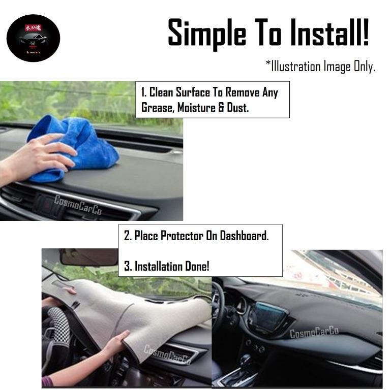 HONDA SHUTTLE 2nd Gen 2015 to 2020 RHD Car Dashboard Cover POLYESTER Fabric  INSULATED Dashmat Dash