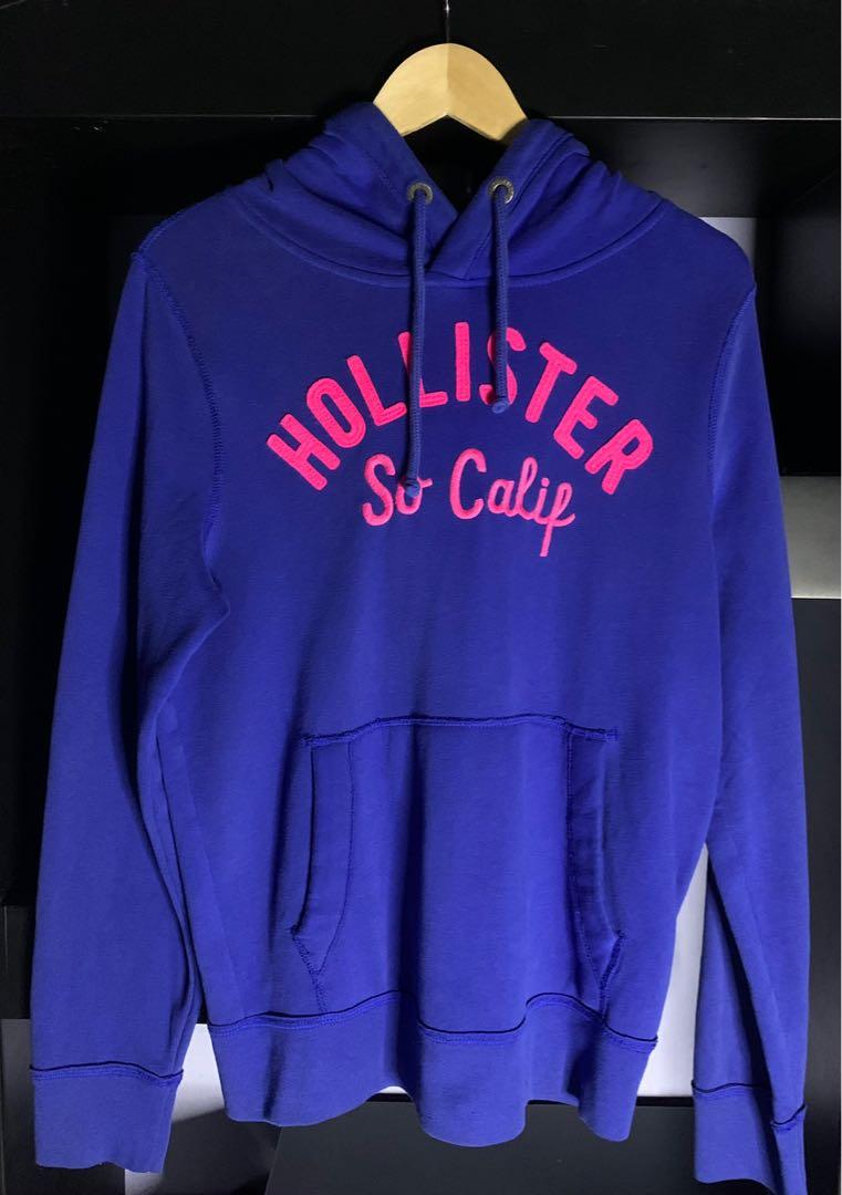 Pink store hoodie hollister