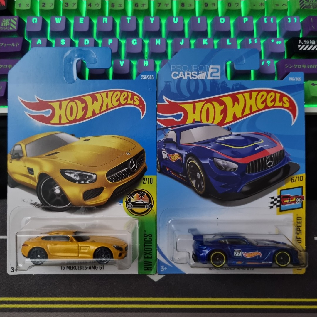 Hot Wheels Mercedes AMG GT Mercedes AMG GT3 Hobbies Toys