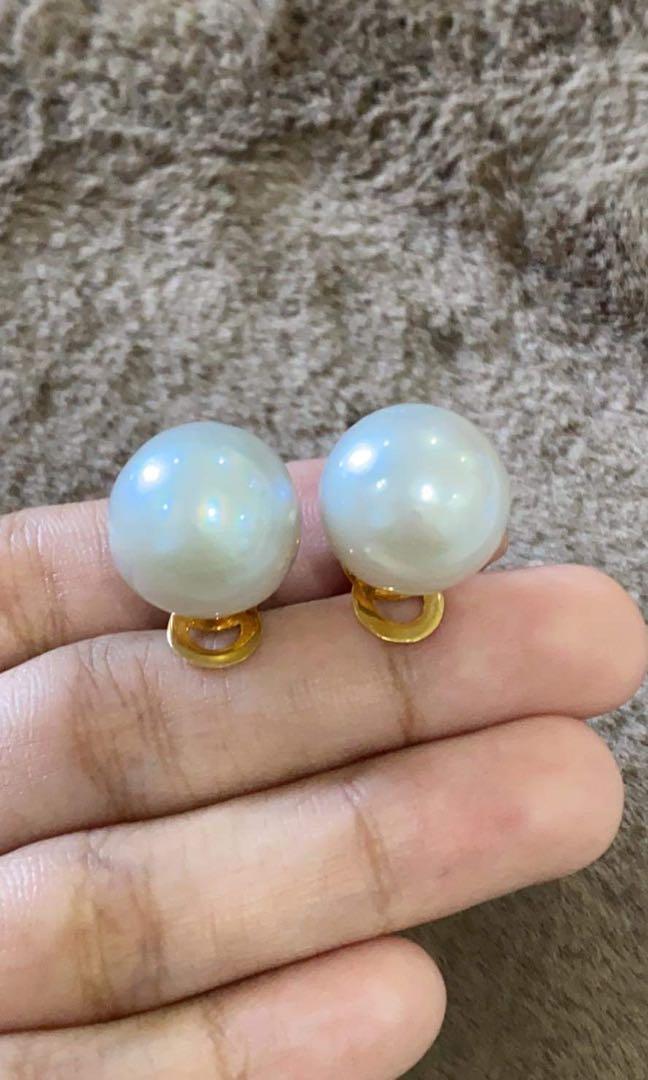 Real pearl on sale earrings cost