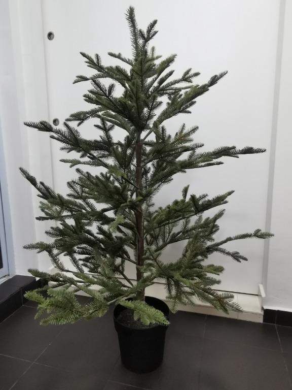Ikea FEJKA Christmas Tree in pot 4 feet, Furniture & Home Living, Home