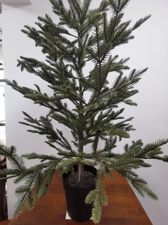 Ikea FEJKA Christmas Tree in pot 4 feet, Furniture & Home Living, Home