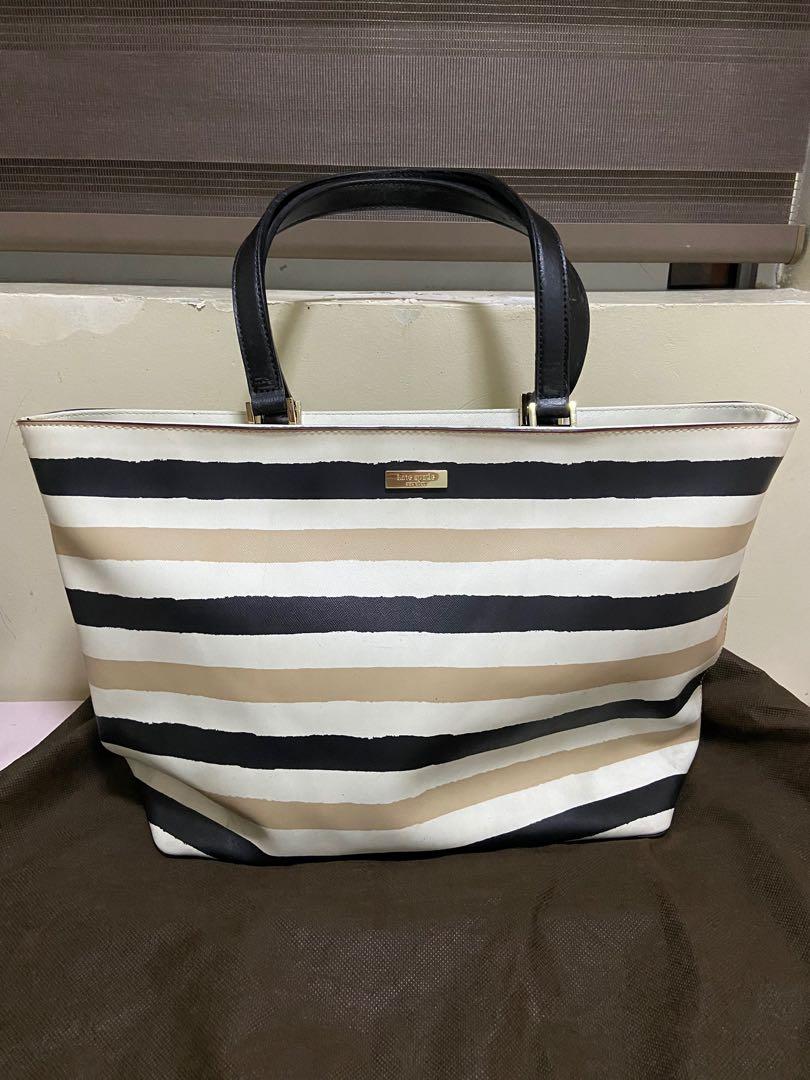Kate Spade Cedar Striped Tote Bag, Women's Fashion, Bags & Wallets, Tote  Bags on Carousell