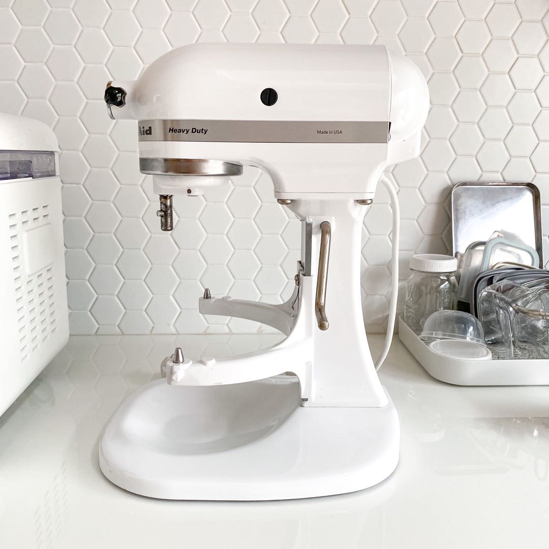 KitchenAid 4.8L Heavy Duty Bowl Lift Stand Mixer White, Kitchen