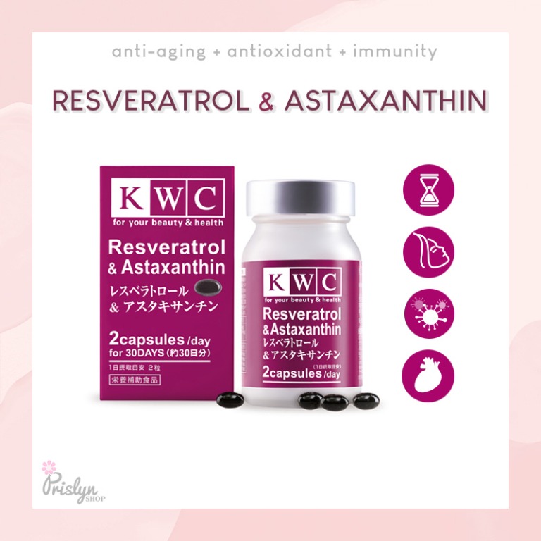 KWC Resveratrol & Astaxanthin, Pet Supplies, Health & Grooming on Carousell