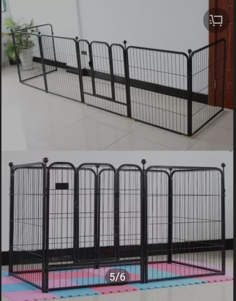 LARGE white Playpen / Fence / Gate, Pet Supplies, Homes & Other Pet