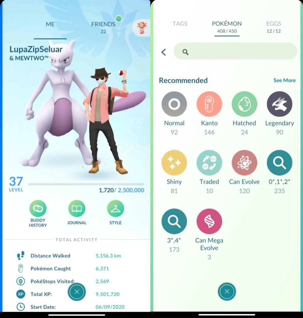 Level 37 Pokemon Go Account 9 4000cp 40 Shundo 90 Legendary Video Gaming Video Games Nintendo On Carousell