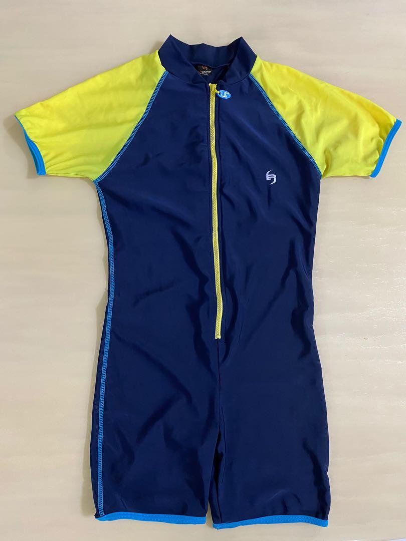 Childrens navy swimming costume discount