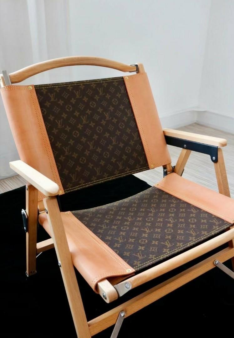 LV Louis Vuitton Custom Directors Chair