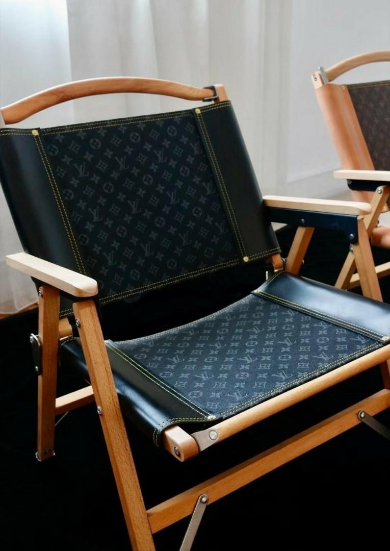 LV Louis Vuitton Custom Directors Chair