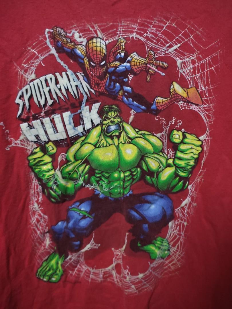 Mad Engine Spiderman vs Hulk shirt, Men's Fashion, Tops & Sets, Tshirts ...
