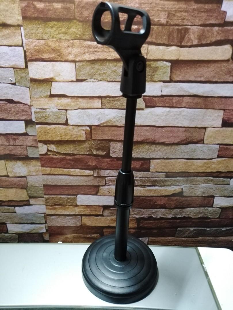 Mic stand desktop mic stand (Category: Microphones) located in Quezon City. Submitted by smithwarren46 (Listing ID 1122029698, Image 2). Description: #micstand #deskmicstand P150 Brand new. Round base mic stand. Adjustable height. All pvc plastic. Can fit wireless mic or Dyanamic mic Pick up lagro Q.c or via delivery service.More item for sale.. like or follow my page #BSAonlinestore https://www.facebook.com/BSA-online-store-104063428078639/.