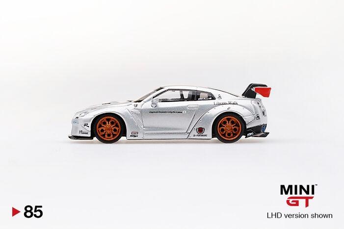 MINI GT 85 LB WORKS Nissan GT-R (R35) Magic Pearl Type 1, Rear