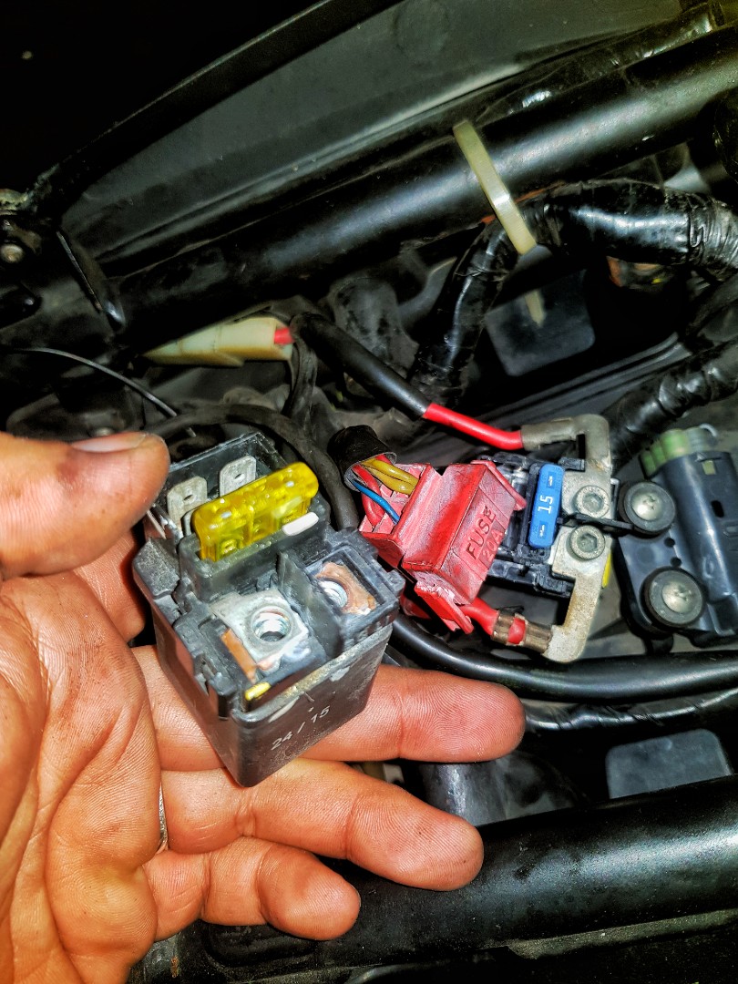 Motorcycle Rescue Clicking Starter Islandwide Starter Relay