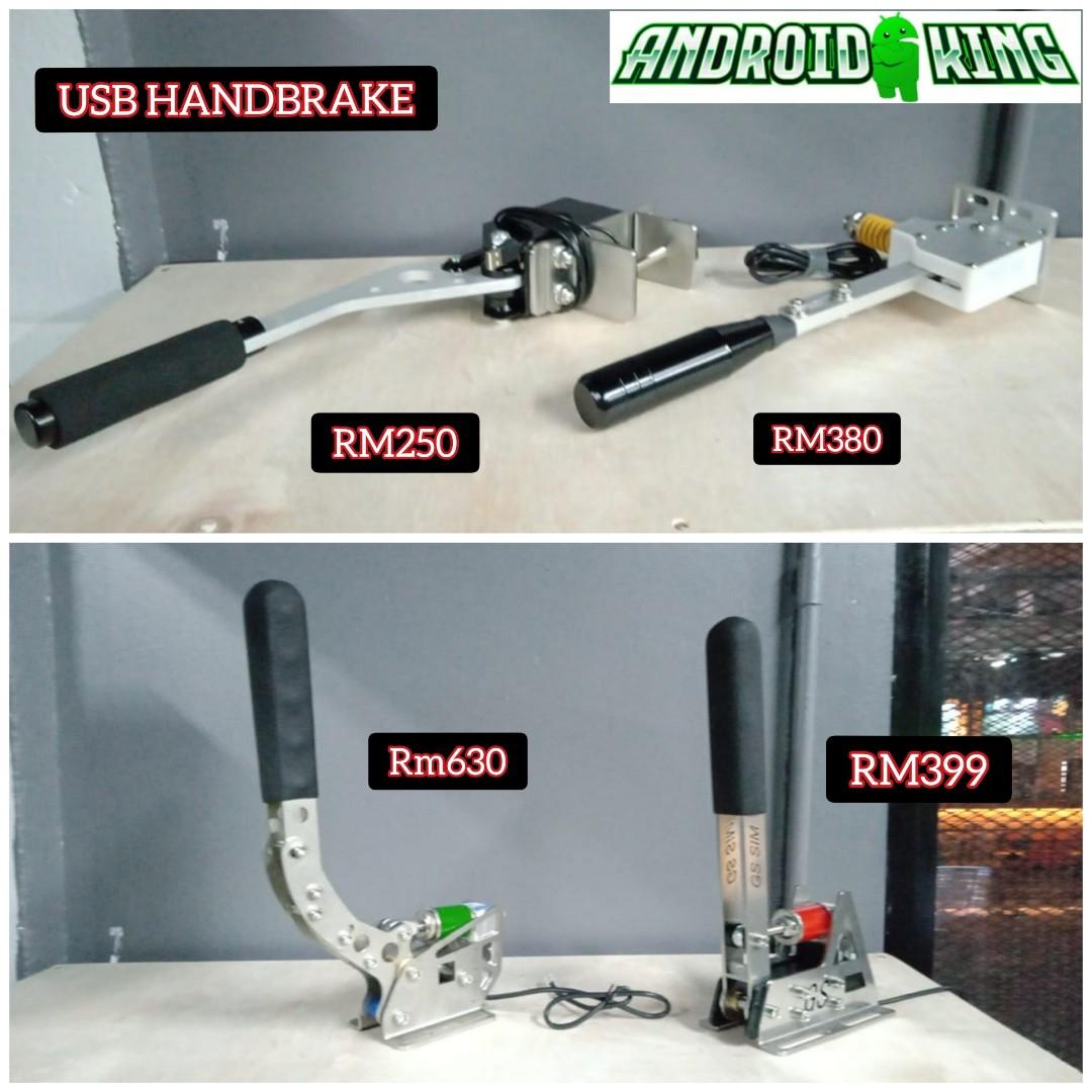 Usb handbrake for racing game, Video Gaming, Gaming Accessories,  Controllers on Carousell