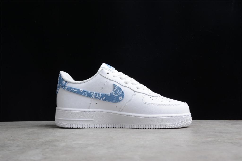 NIKE Air Force 1 Low AF1 White blue shoes Euro 36 45 Women s