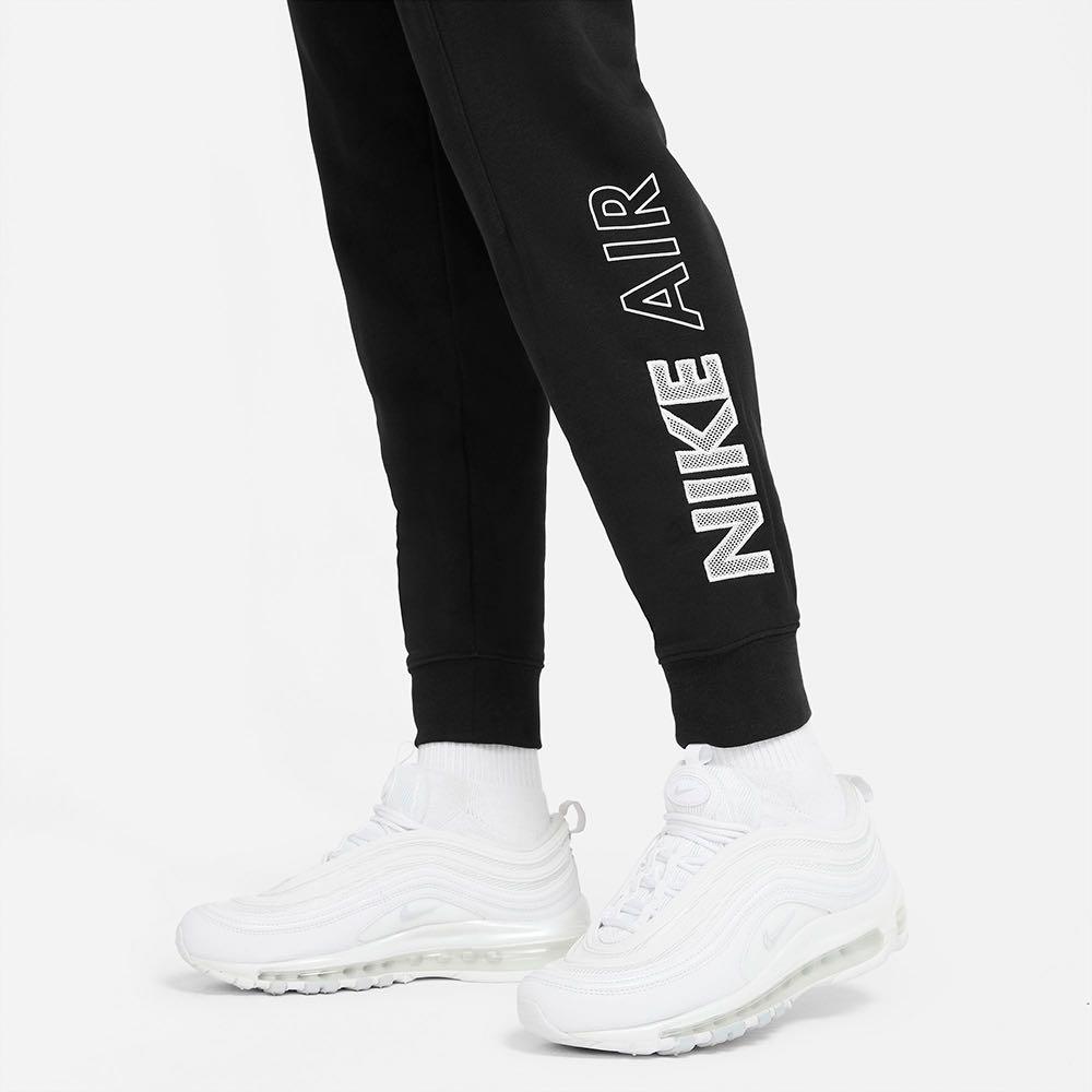 Nike air fleece deals jog pant black