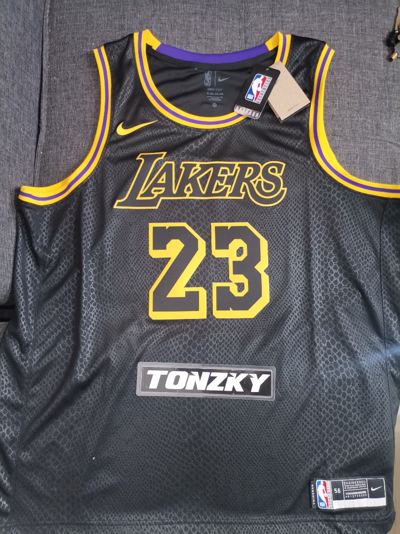 Nike LeBron James Black Mamba Jersey, Men's Fashion, Activewear on Carousell