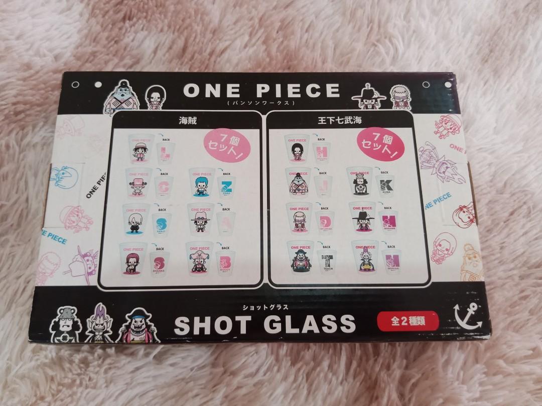 One Piece Shot Glasses - Brand New (Category: Coffee & Tea Tableware) located in Dumaguete. Submitted by ShopZone0321 (Listing ID 1122125178, Image 2). Description: 3pc shot glass set - 650PHP 7pc shot glass set - 750PHP 2pc mug set - 350PHP EACH 1pc shot glass - 180PHP.