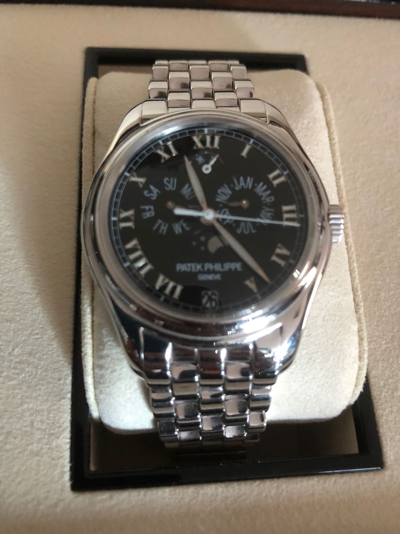 Patek annual calendar 5036/1G-013, Luxury, Watches on Carousell