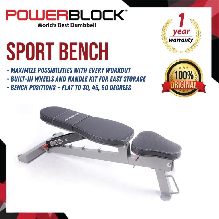 Powerblock bench deals for sale