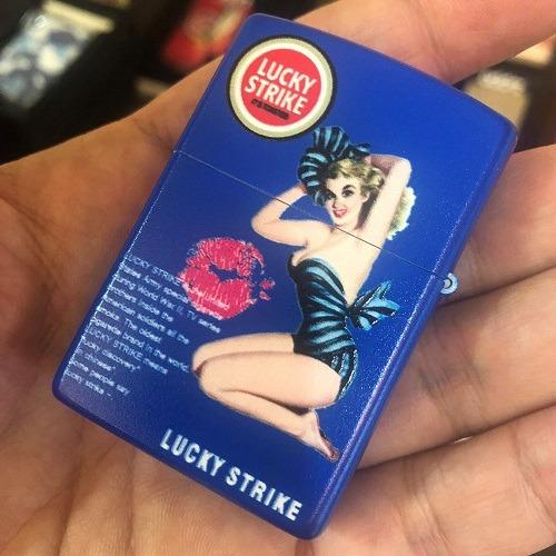 LUCKY STRIKE 限定 PIN UP GIRL  ZIPPO Zippo Lucky Strike Pin Up Girls LIMITED EDITION Lucky Lips
