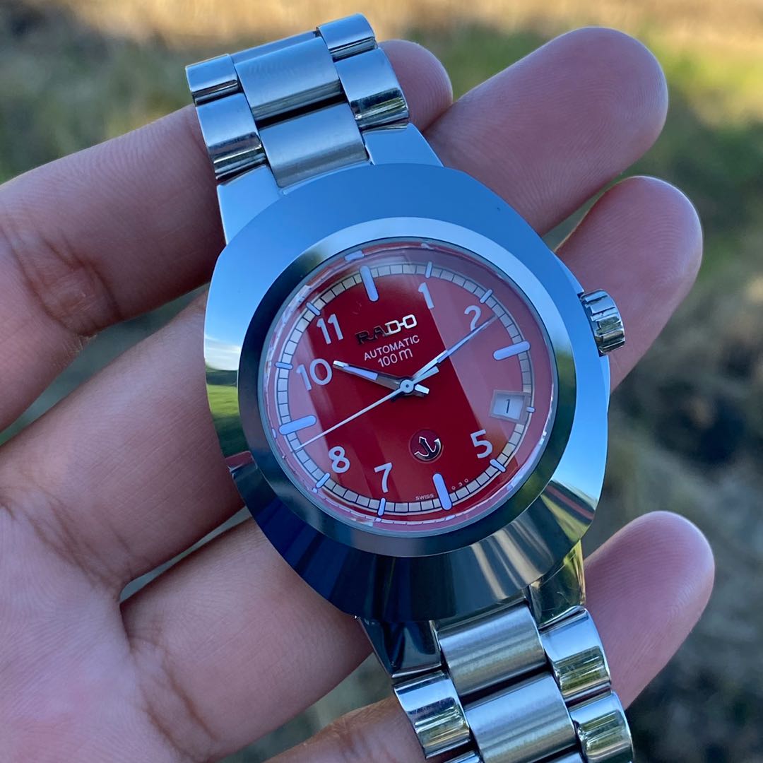 Rado best sale red watch