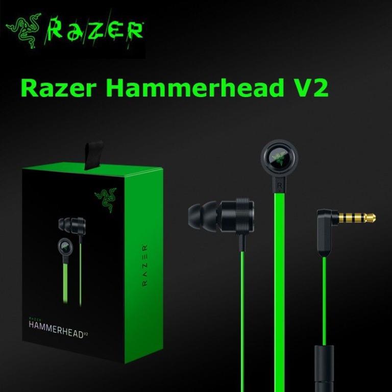 Razers Hammerhead Pro V2 Gaming Earbuds Earphones Noise Isolation With Mic Surround Sound Gaming Headsets Earphones Audio Headphones Headsets On Carousell