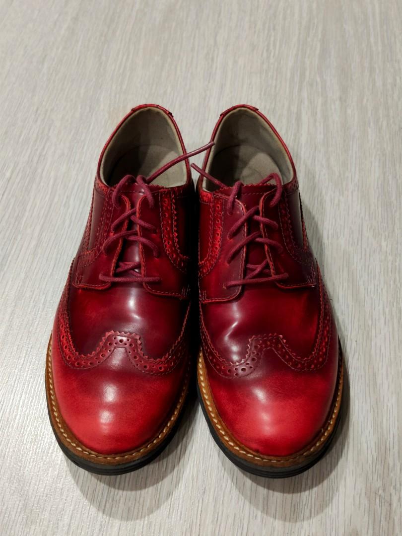 Rockport Tru Walk Zero Welt Oxford Cordovan Berry Women s Fashion