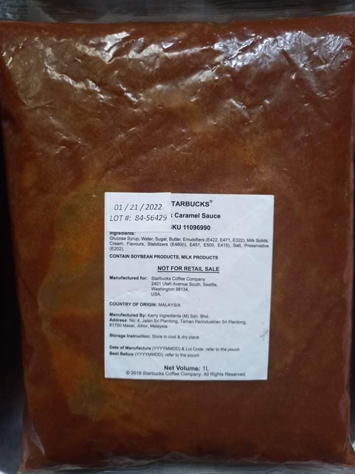 Starbucks Dark Caramel Sauce Food Drinks Other Food Drinks On Carousell