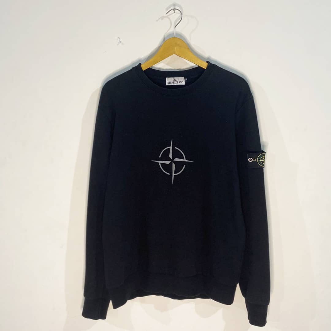 Crewneck stone island second clearance