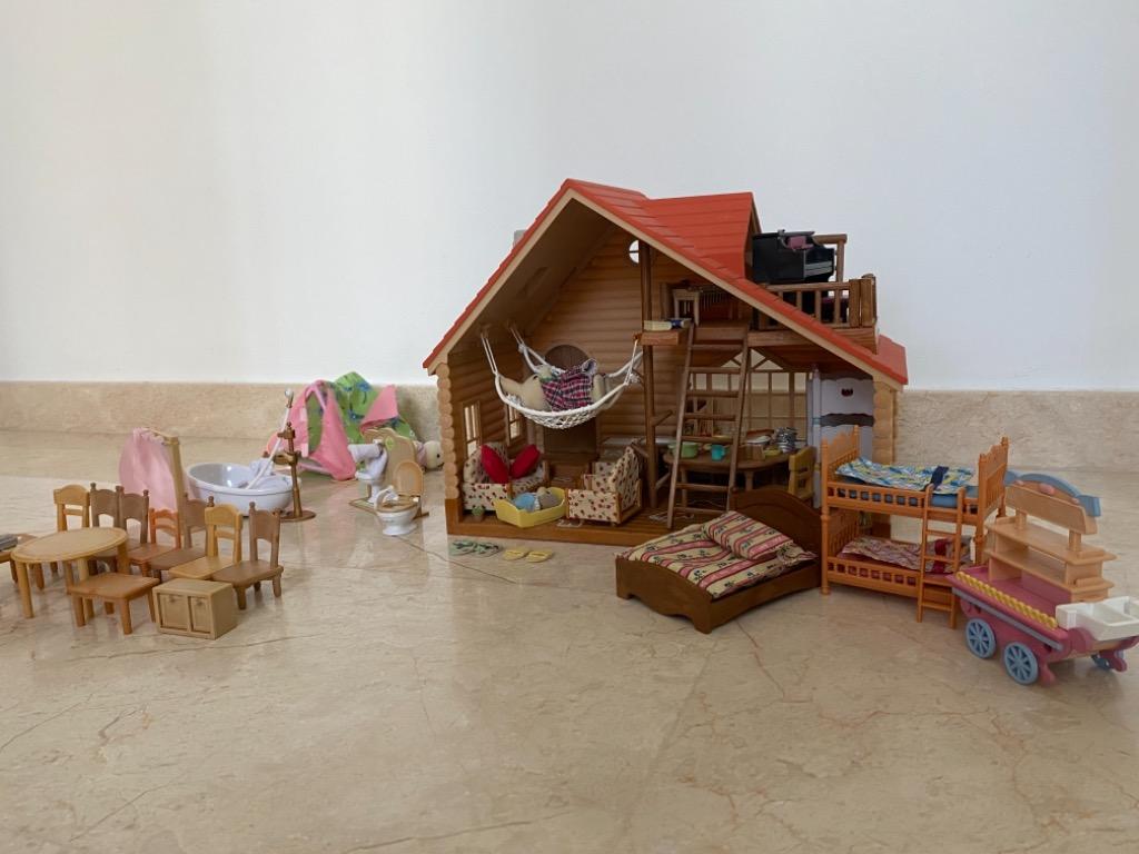 Sylvanian families log cabin best price outlet